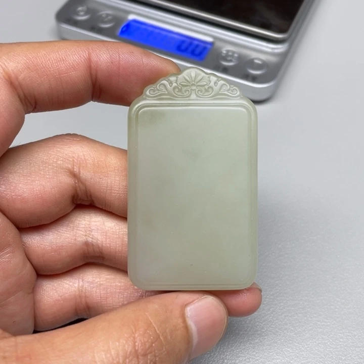 和田玉吊坠(不含链)未镶嵌冷*吹