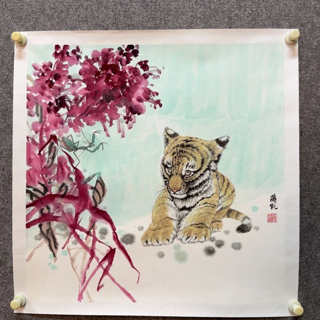 国画蒋凯老师手绘作品