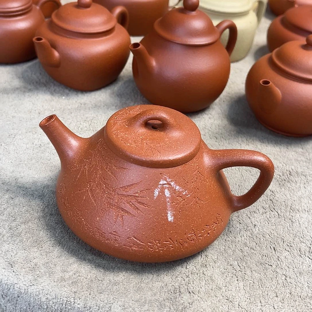茶壶紫砂瑕疵放漏
