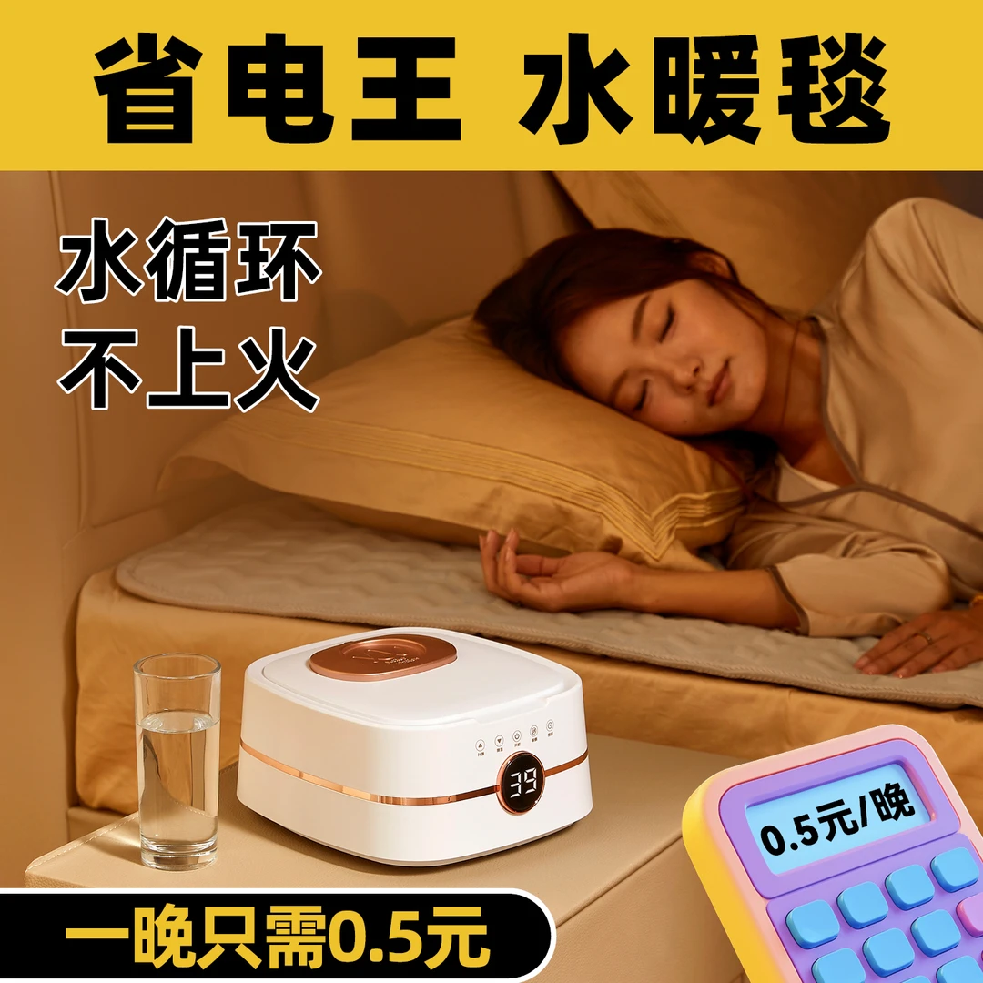 水循环恒温水暖毯家用加热双人新款智能水电褥子电热毯水暖水热毯