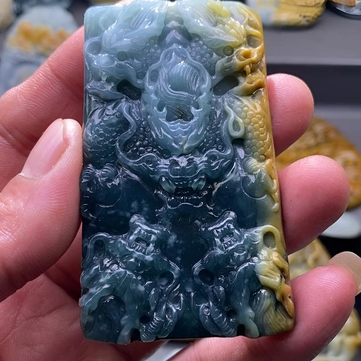 黄翡九龙 抖音及地质检发货