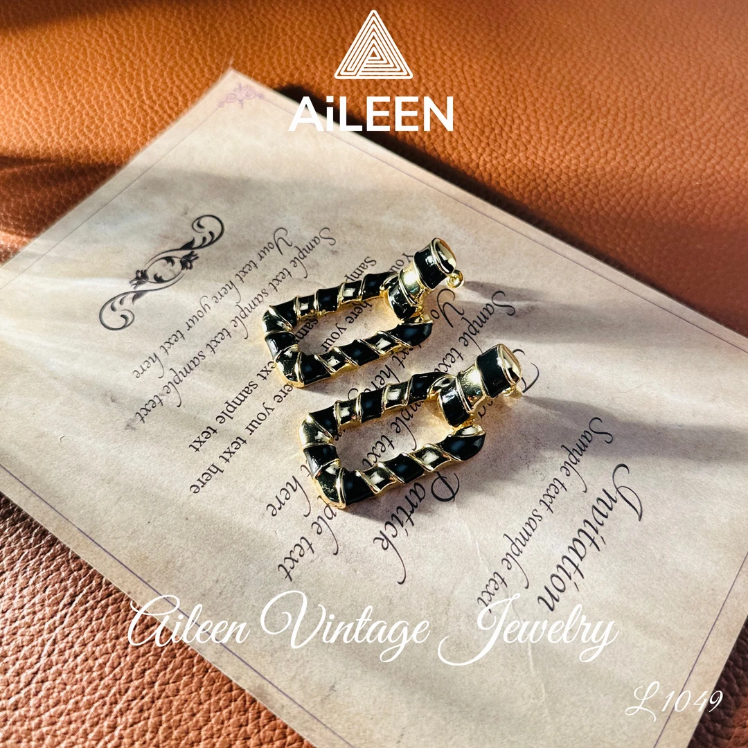 铜合金树脂耳饰 L1049 法★ 【香水瓶】 AiLeeN爱琳 耳钉