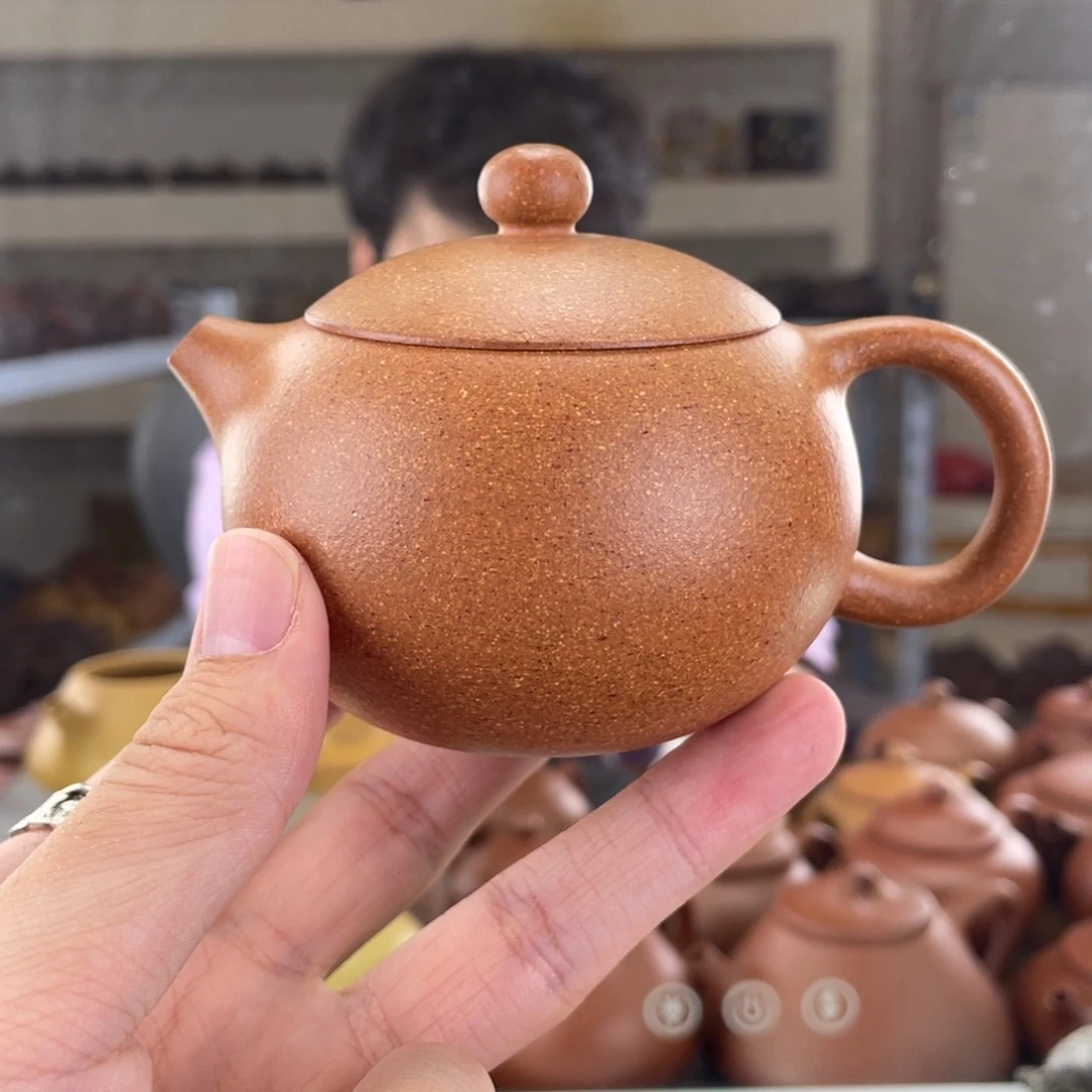 茶壶紫砂150cc黄降坡茶壶