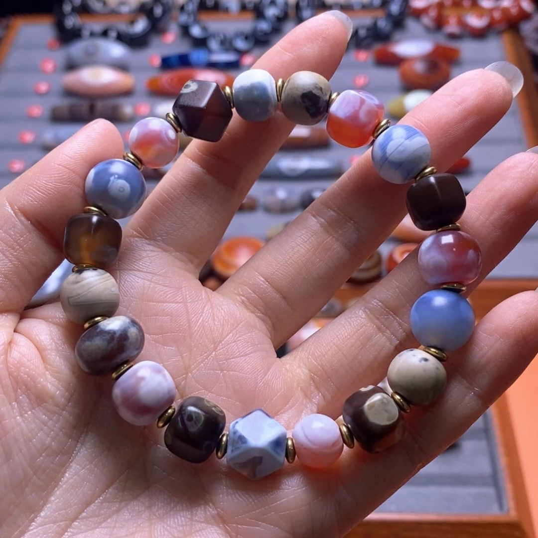 玛瑙/玉髓颈饰未镶嵌✨*炸