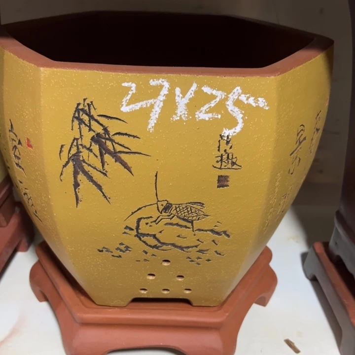 紫砂花盆宜兴紫砂