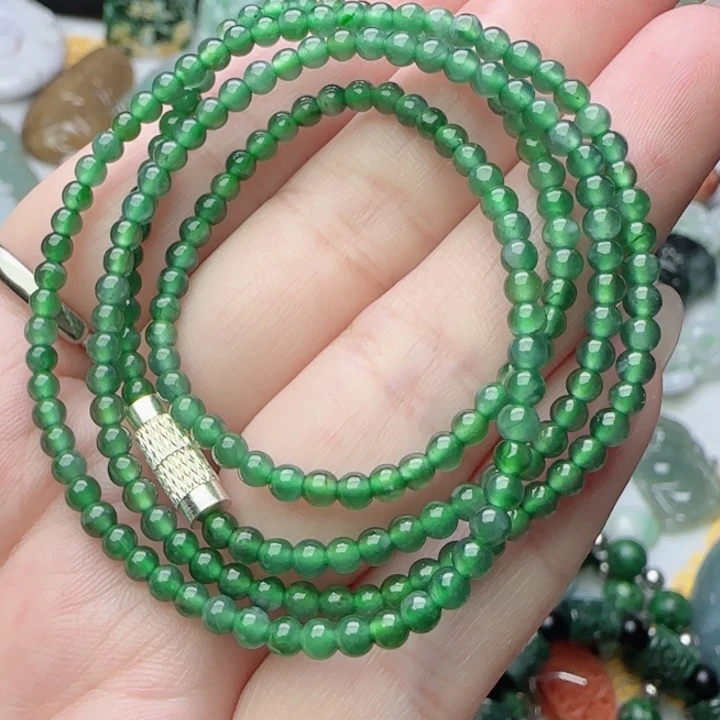 翡翠未镶嵌颈饰天然A货41