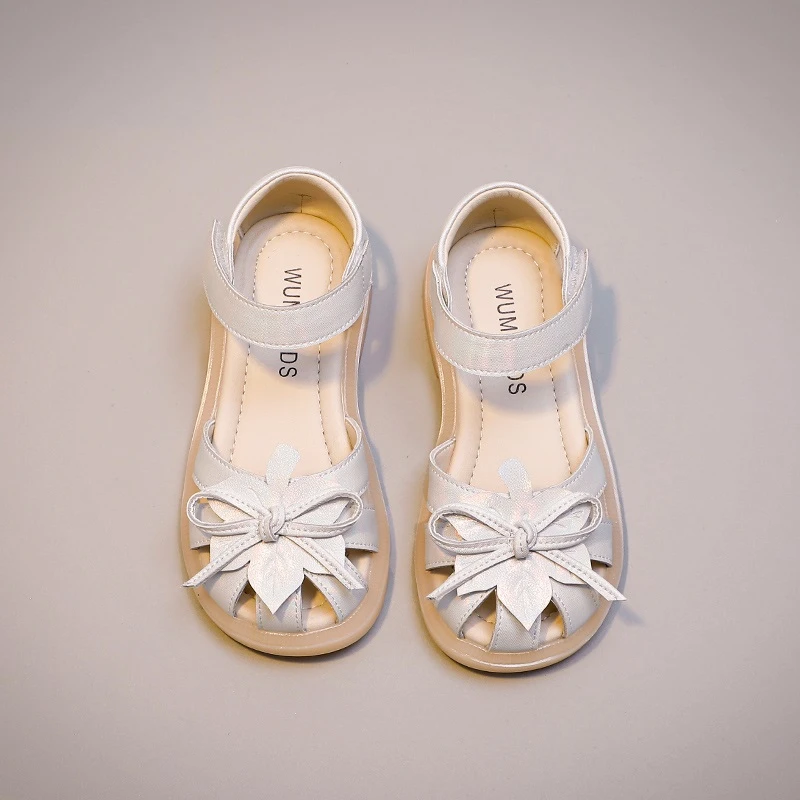 232350女童鞋子儿童小公主鞋2023新款夏季女软底包头凉鞋