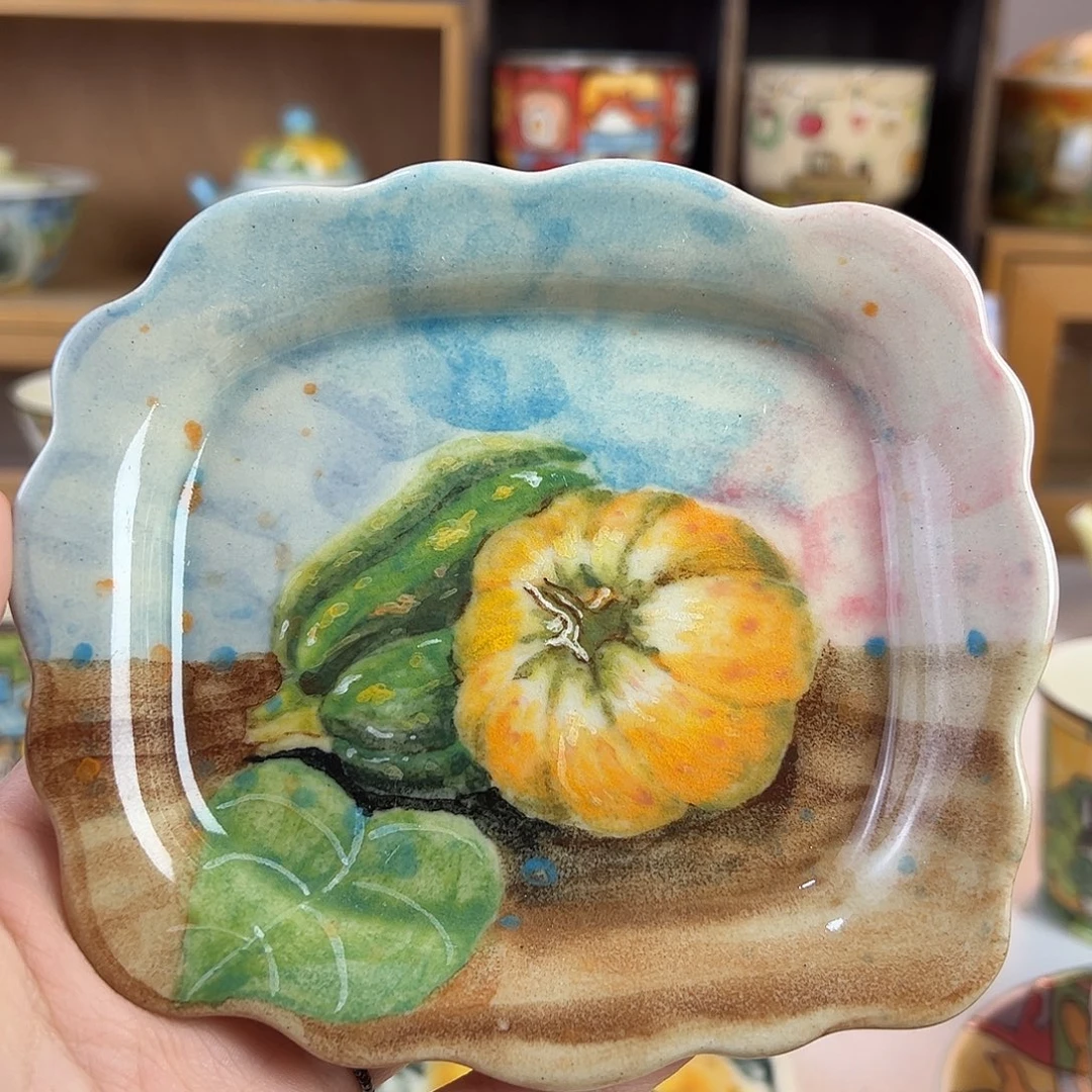 快***～瓷原创手绘高温釉下彩