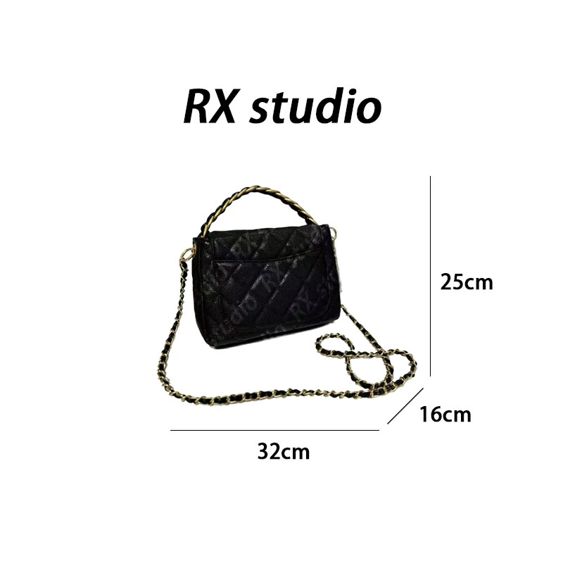 【南沙瑞熙】XKY-10052-黑色 轻奢小众时尚女士包