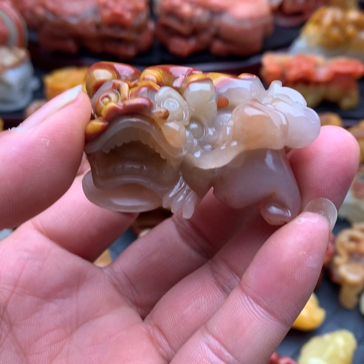 石英质玉（黄龙玉）黄龙玉挂件未镶嵌