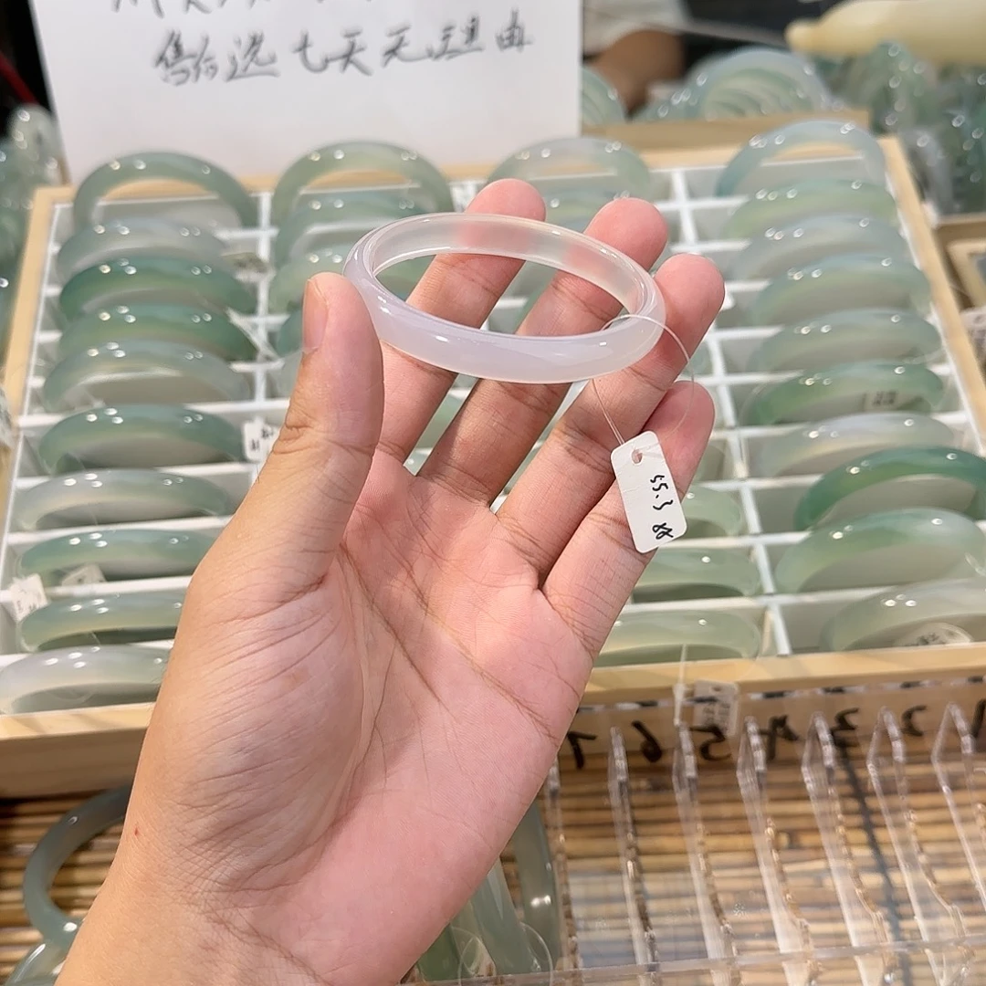 手镯玛瑙/玉髓未镶嵌圈口55.3