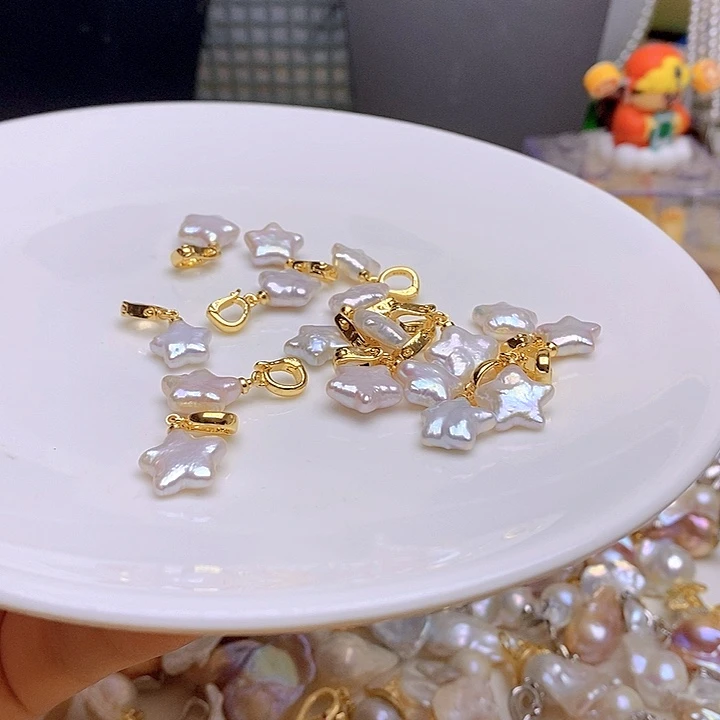 淡水珍珠银S925镶嵌颈饰290