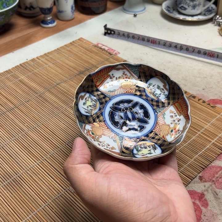 碟老伊万里满手绘碟