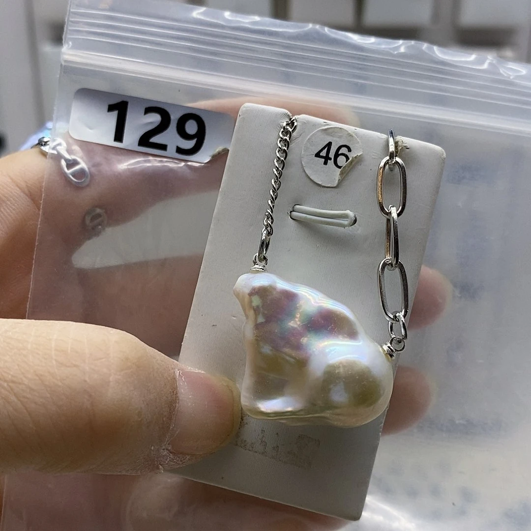 颈饰合金淡水珍珠