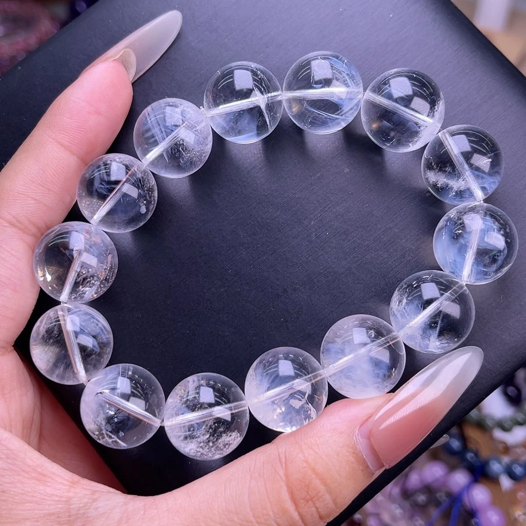 水晶手链未镶嵌幽灵蓝针