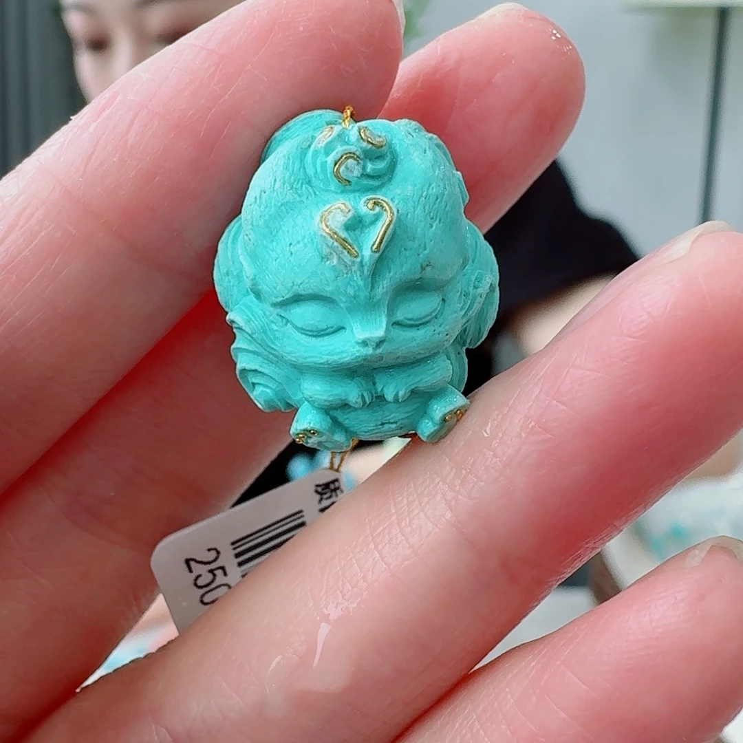 未镶嵌绿松石珠宝奇石