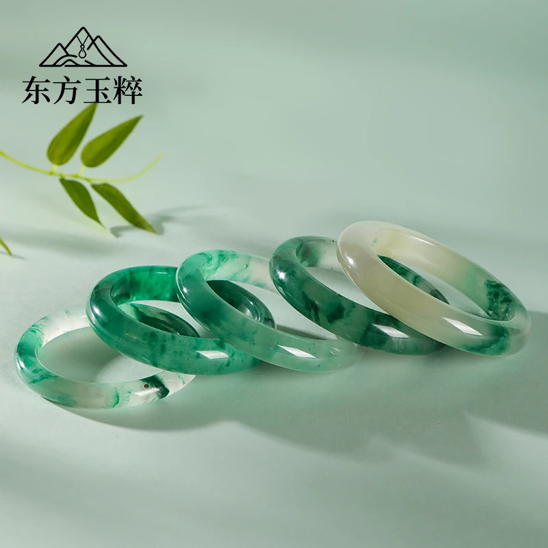 独龙玉手镯 非洲翠 飘花（多样性发货 拍一发一）