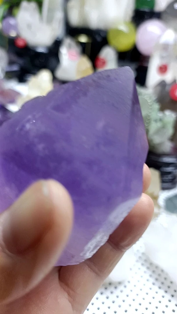 天然紫水晶家居摆件