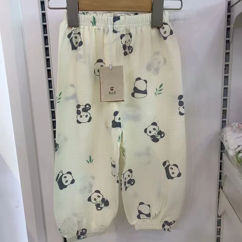 56002云朵棉防蚊裤（竹子熊猫）