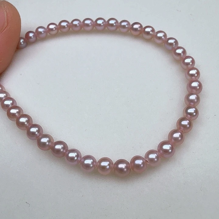 淡水珍珠手绳银S925镶嵌