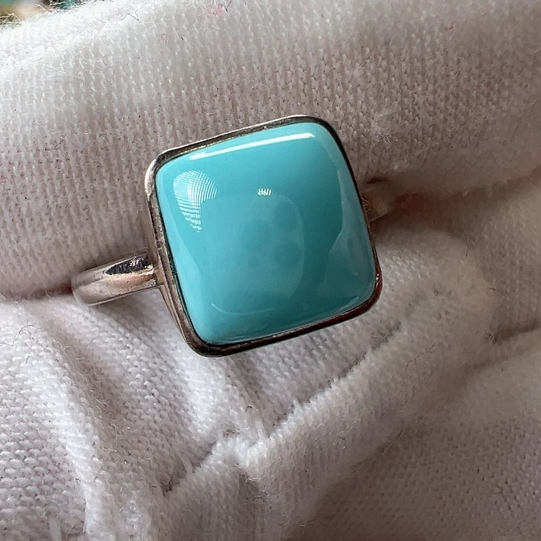 银S925镶嵌绿松石配饰