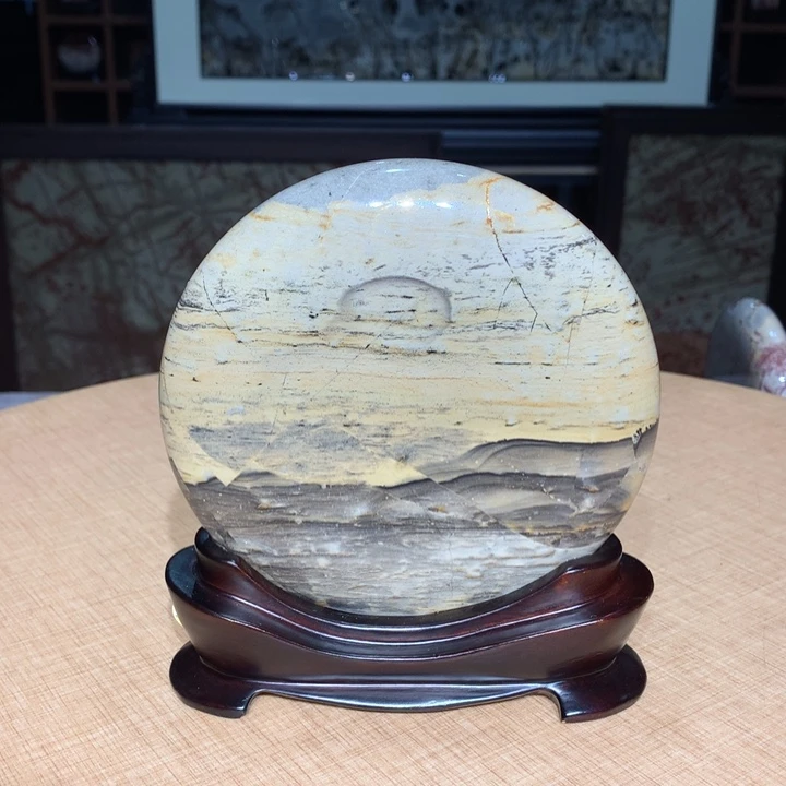 广西国画石摆件，收藏观赏