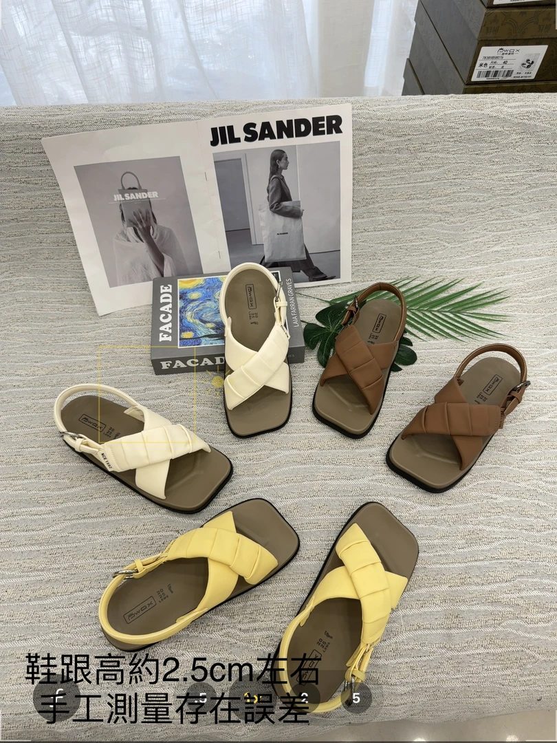 【大姐店】8076方头罗马百搭凉鞋（品味前线家）