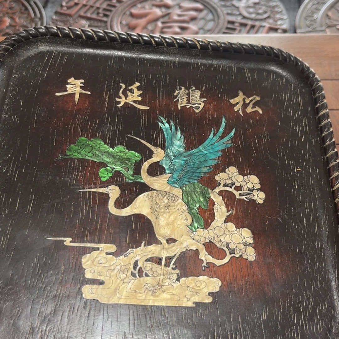 木非洲紫檀木雕牌匾挂匾