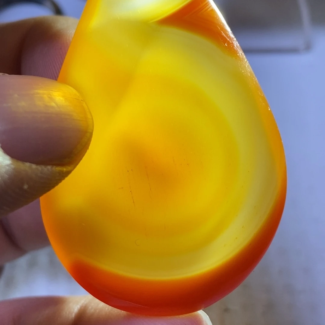 玛瑙/玉髓吊坠(赠链)未镶嵌老**o