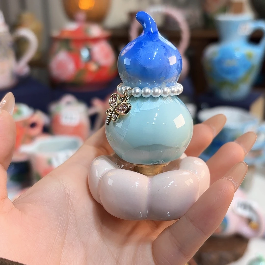 景德镇手绘高温釉下彩陶瓷茶具