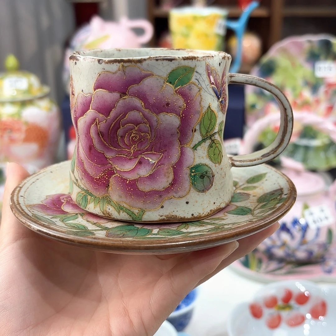 景德镇手绘高温釉下彩陶瓷茶具