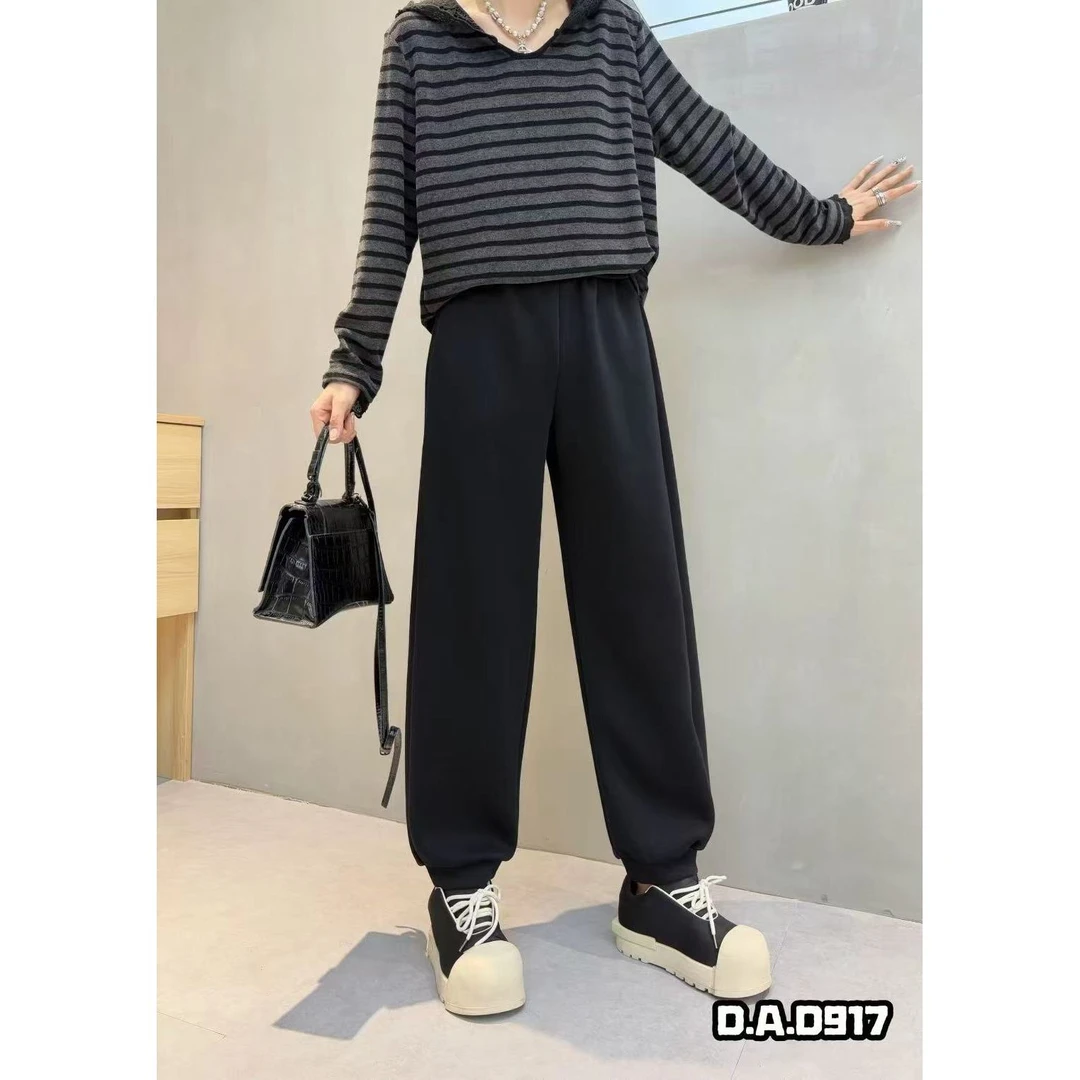 季公子2025春秋宽松弹力气球裤卫裤917