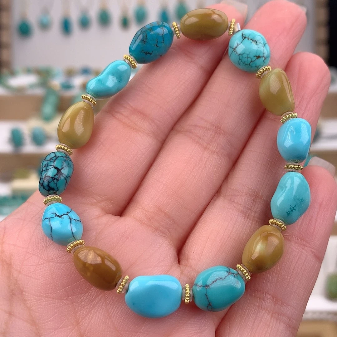 绿松石未镶嵌手链