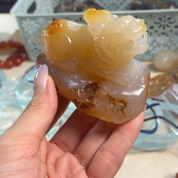 玛瑙/玉髓未镶嵌吊坠(不含链)