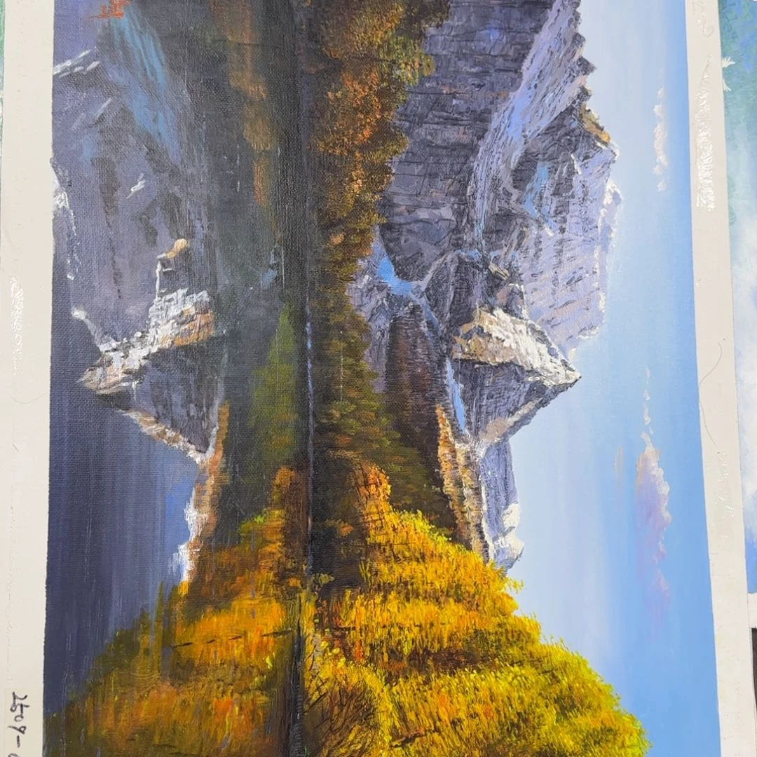 油画你在我心里是