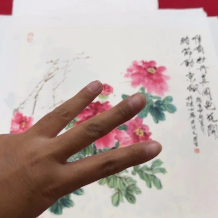 6***7国画花鸟等图案为主的