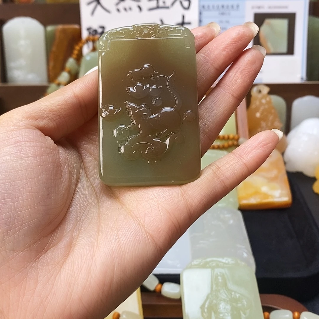 新疆昆仑山料方解石玉21