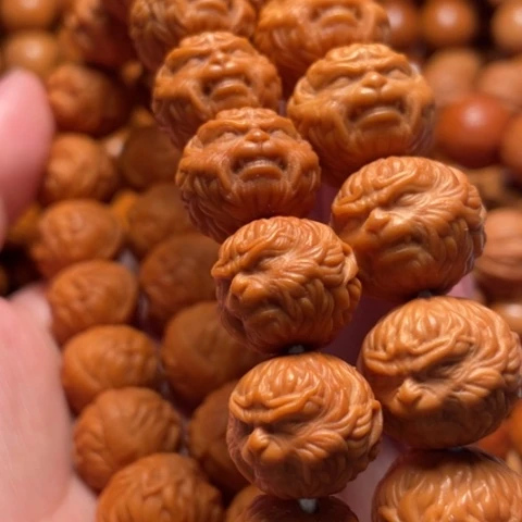 猴头核桃手串随***缘悟空