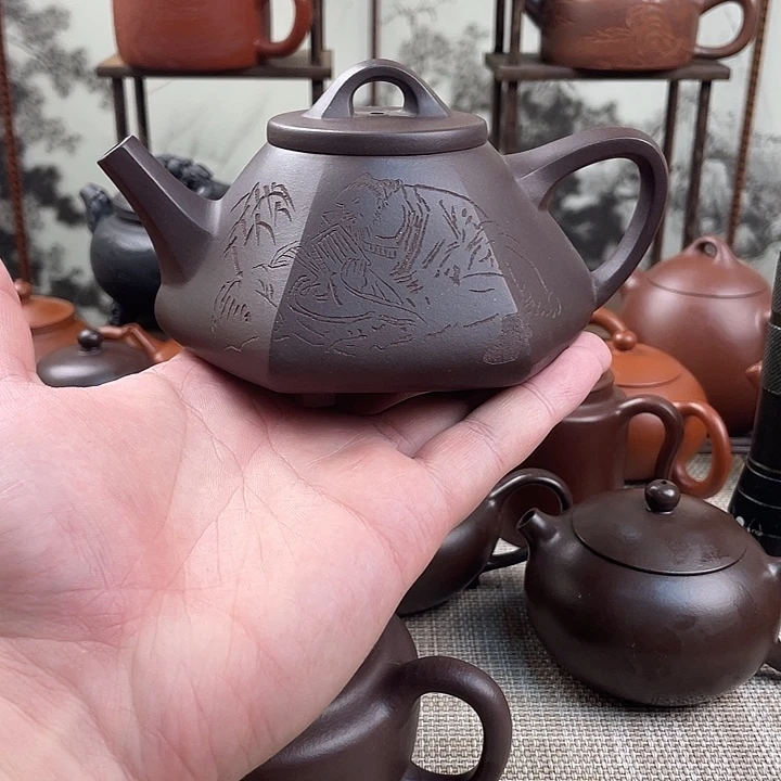 诸***空紫砂茶壶宜兴紫砂