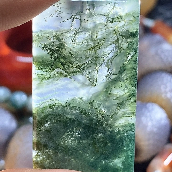 雄***霸玛瑙/玉髓未镶嵌颈饰