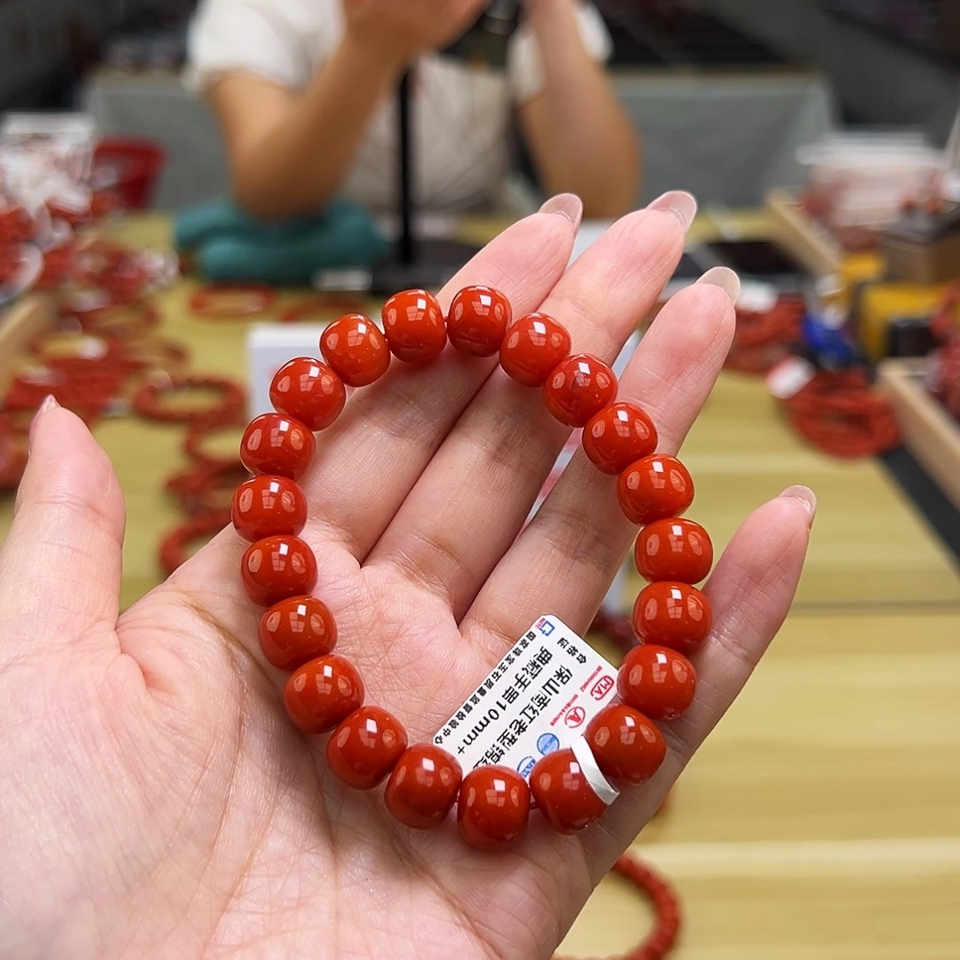 未镶嵌保山典藏手串10.5mm南红玛瑙