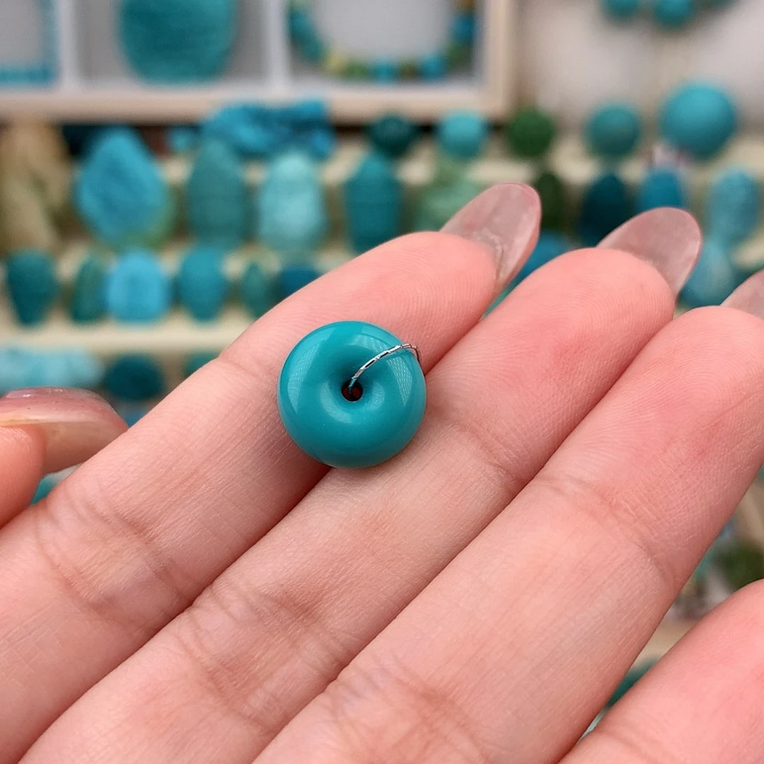 未镶嵌绿松石珠宝奇石