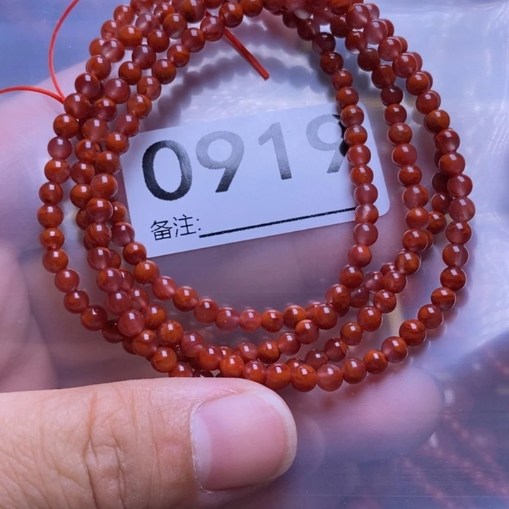 南红玛瑙手链合金河***生