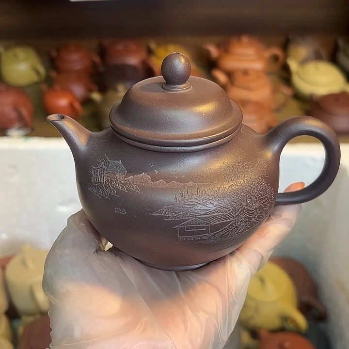 紫砂茶壶宜兴紫砂壶紫泥