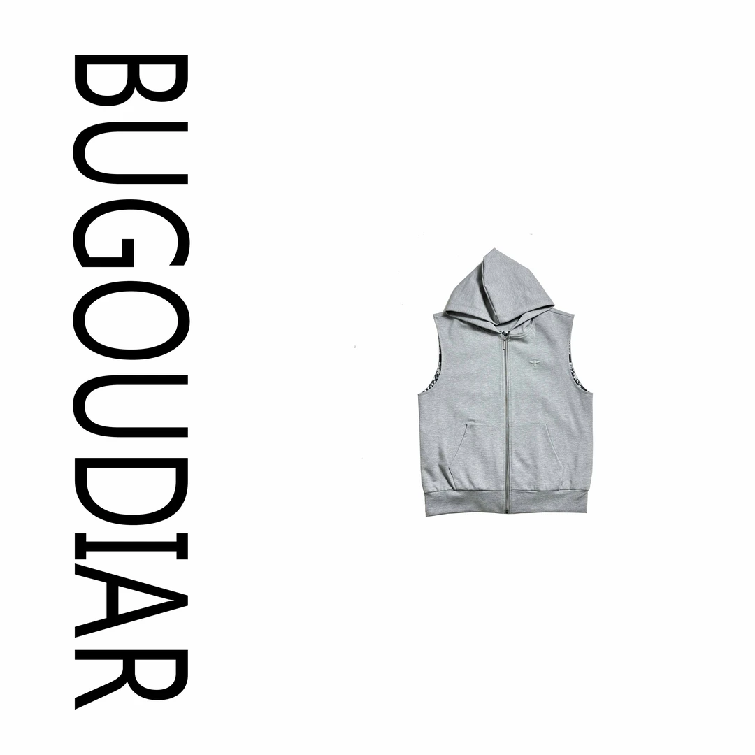 2024秋冬印花刺绣时尚休闲宽松马甲BU006