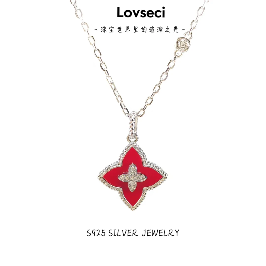 坠链均925银锆石 七夕礼物北极星时尚百搭小巧通勤气质轻奢闺蜜