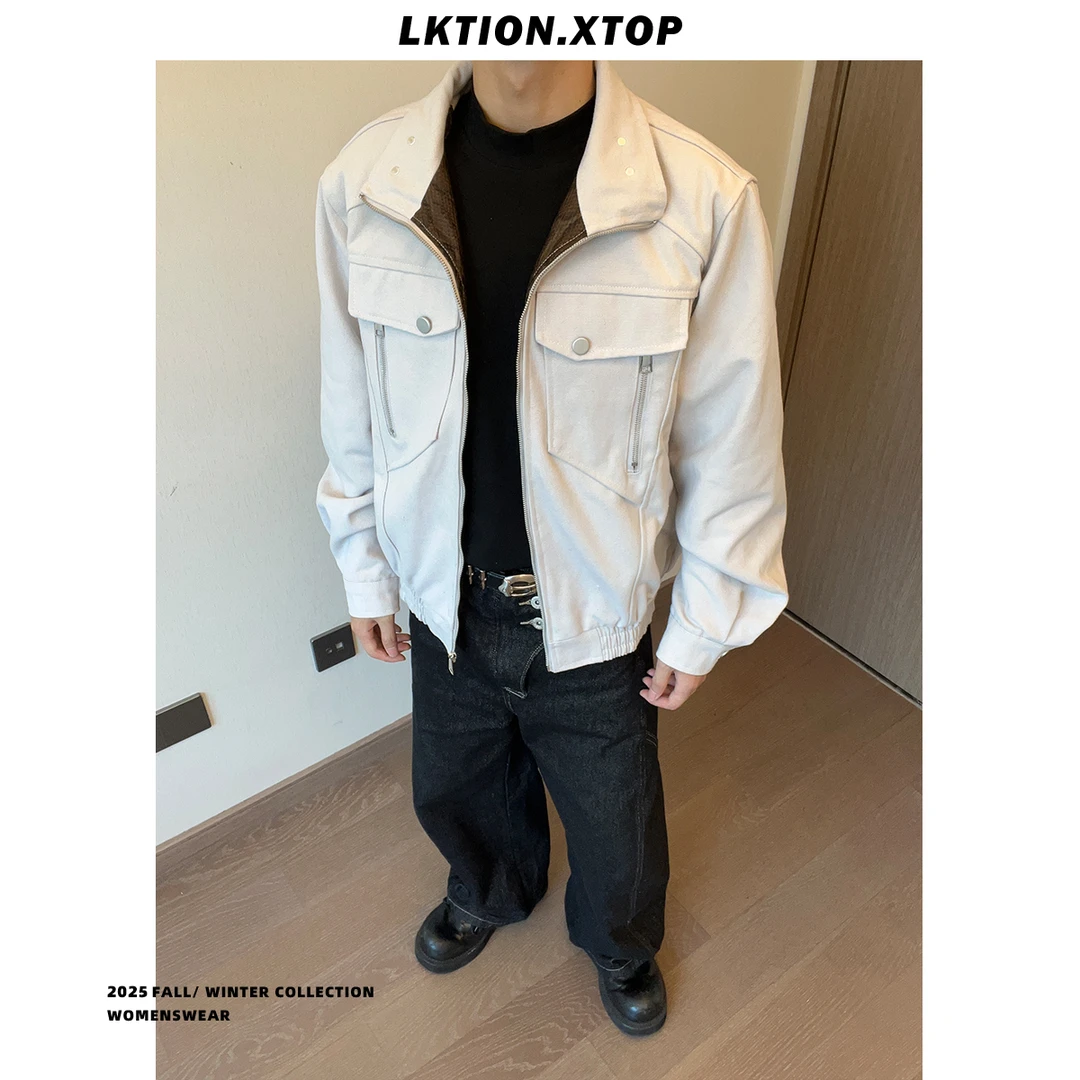 LK正品蛇年座山蟒痞帅CityBoy外套夹克百搭秋冬高级休闲短款HY