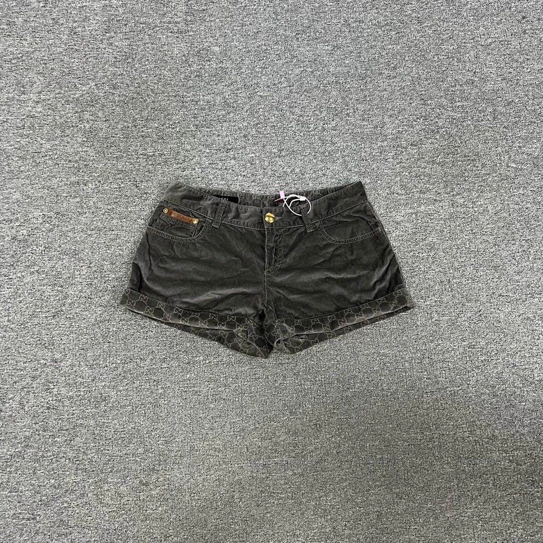 99新 AMIPARIS Gucci 丝绒短裤