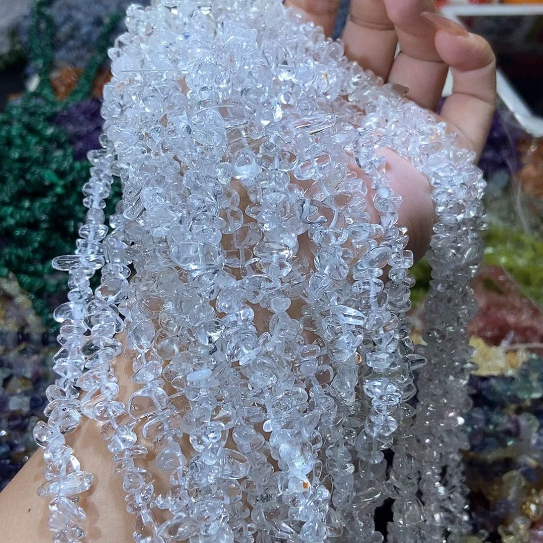 水晶珠宝半成品未镶嵌白水晶