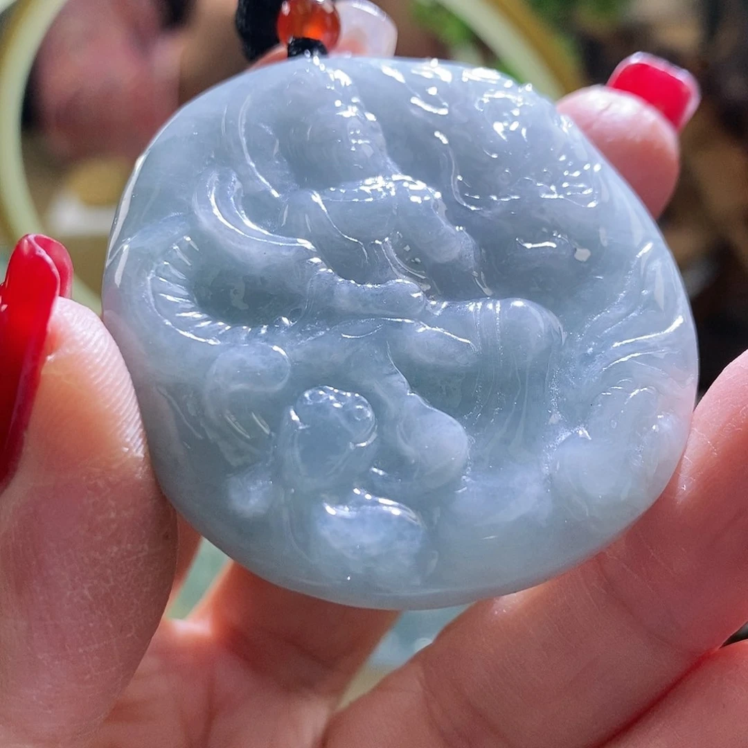 【闪购商品】翡翠颈饰未镶嵌观音